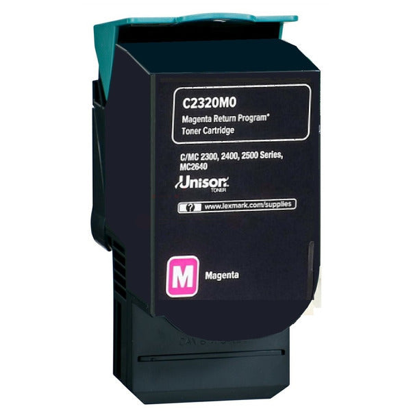 Original Lexmark C242XM0 Toner-Kit magenta extra High-Capacity return program, 3.500 Seiten