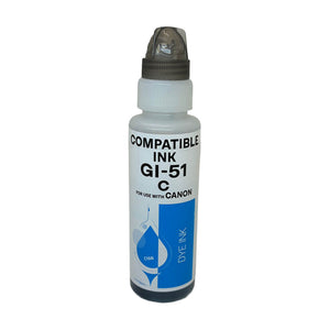 Refill Canon GI-51 Tintenflasche cyan
