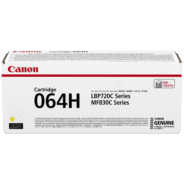 Original Canon 4932C001 / 064 H Tonerkartusche gelb, 10.400 Seiten