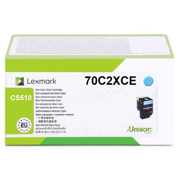 Original Lexmark 70C2XCE / 702XC Toner-Kit cyan extra High-Capacity Projekt, 4.000 Seiten