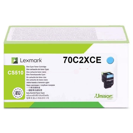 Original Lexmark 70C2XCE / 702XC Toner-Kit cyan extra High-Capacity Projekt, 4.000 Seiten
