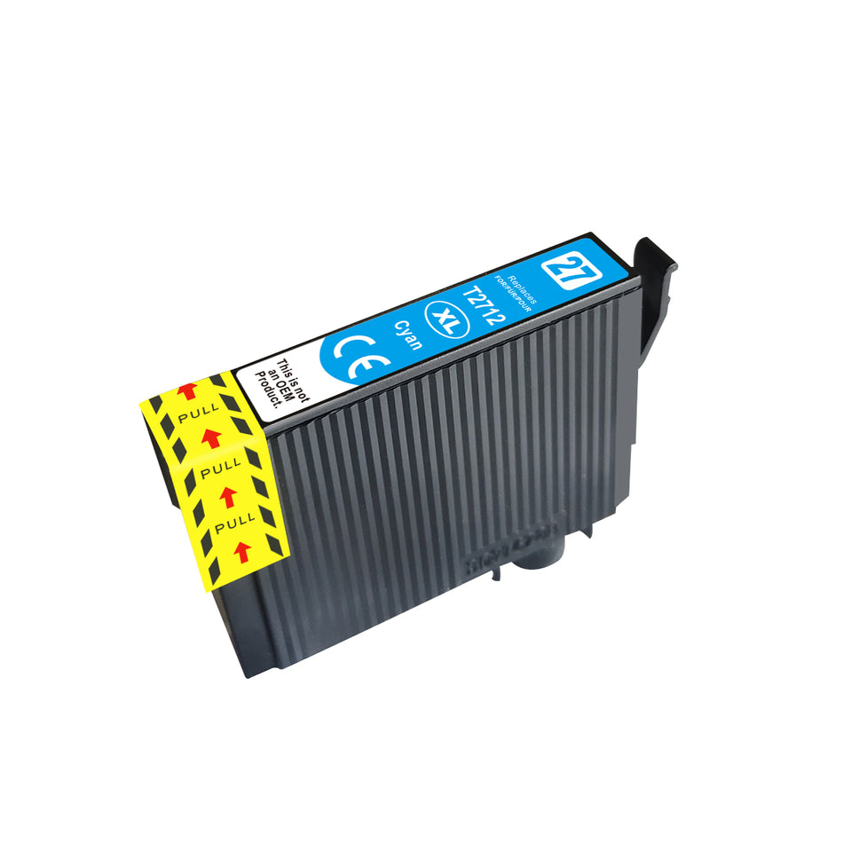 Kompatibel für Epson C13T27124010 / 27XL Tintenpatrone cyan, Inhalt 15 ml