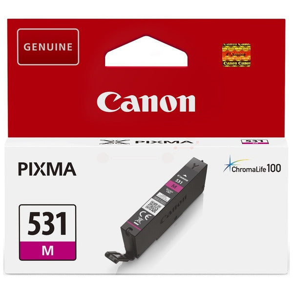 Original Canon 6120C001 / CLI-531 M Tintenpatrone magenta, 475 Seiten, Inhalt 8,2 ml