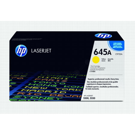 Original HP C9732A / 645A Tonerkartusche gelb, 12.000 Seiten