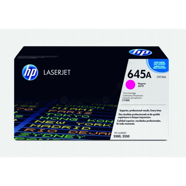 Original HP C9733A / 645A Tonerkartusche magenta, 12.000 Seiten