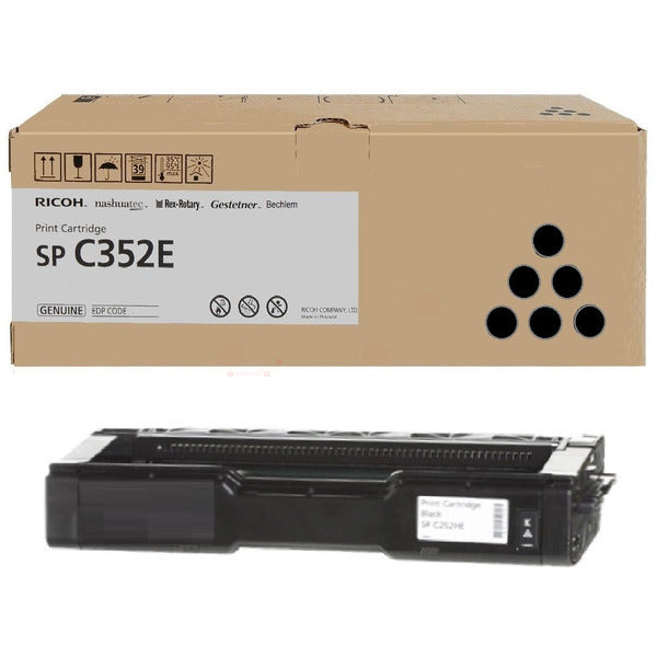 Original Ricoh 407383 / TYPE SP 352 E Toner-Kit schwarz, 7.000 Seiten