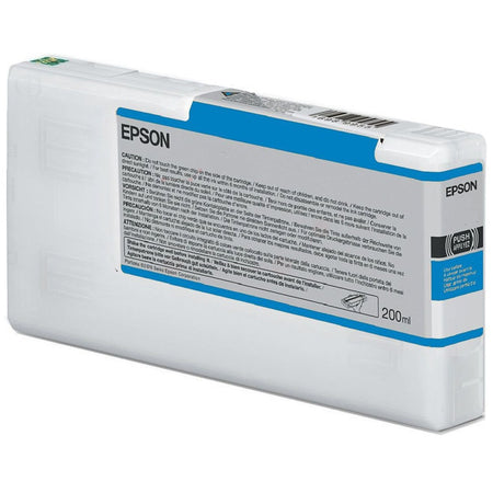 Original Epson C13T55W200 Tintenpatrone cyan, Inhalt 200 ml