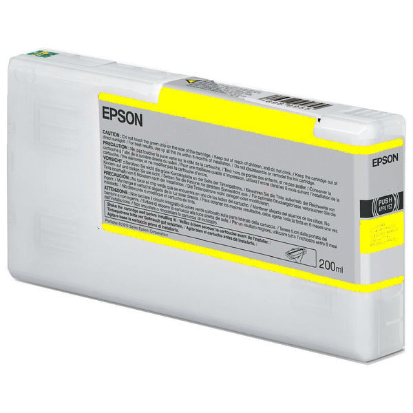 Original Epson C13T55W400 Tintenpatrone gelb, Inhalt 200 ml