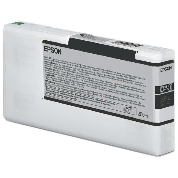 Original Epson C13T55W100 Tintenpatrone schwarz foto, Inhalt 200 ml