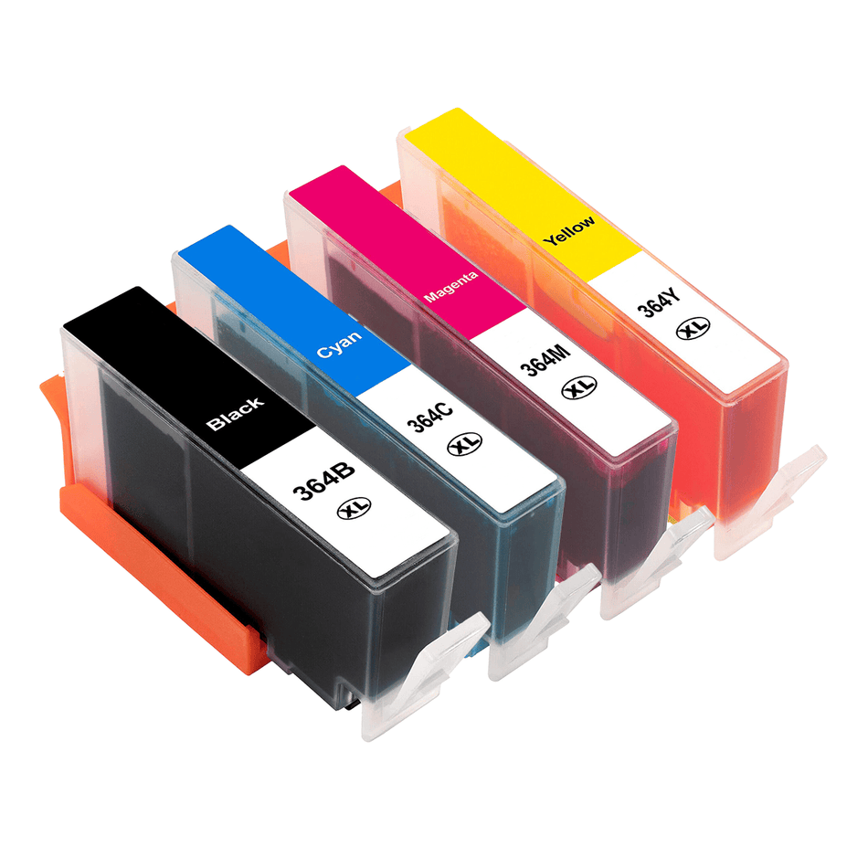4 XL Tintenpatronen kompatibel zu HP 364XL