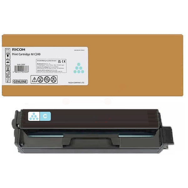 Original Ricoh 408452 Tonerkartusche cyan, 4.500 Seiten
