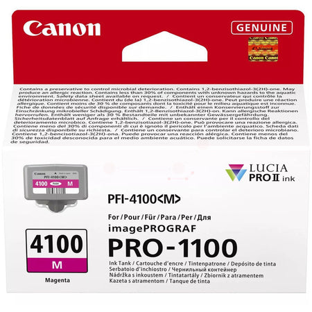 Original Canon 6779C001 / PFI-4100 M Tintenpatrone magenta, Inhalt 80 ml