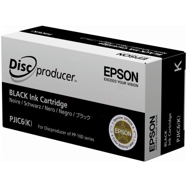 Original Epson C13S020693 / PJIC7(K) Tintenpatrone schwarz, Inhalt 32,2 ml