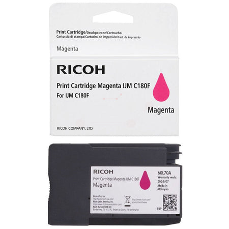 Original Ricoh 408519 Tintenpatrone magenta, 1.600 Seiten