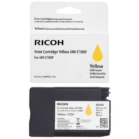 Original Ricoh 408520 Tintenpatrone gelb, 1.600 Seiten