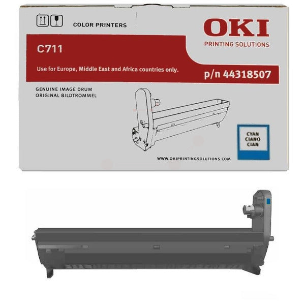 Original OKI 44318507 Drum Kit cyan, 20.000 Seiten