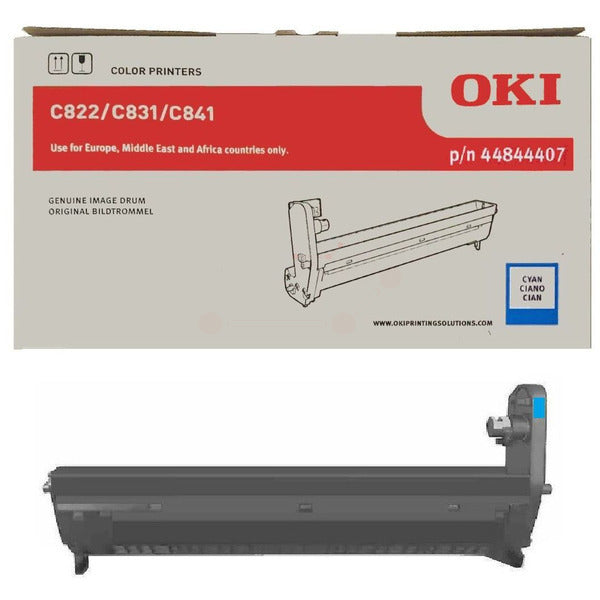 Original OKI 44844407 Drum Kit cyan, 30.000 Seiten
