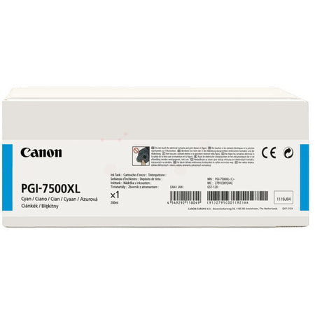 Original Canon 2791C001 / PGI-7500 C Druckkopfpatrone cyan, 16.500 Seiten