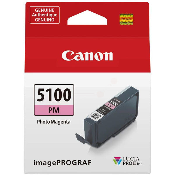 Original Canon 6957C001 / PFI-5100 PM Tintenpatrone magenta hell