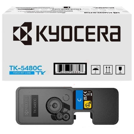 Original Kyocera 1T0C22CNL0 / TK-5480 C Toner-Kit cyan, 1.250 Seiten
