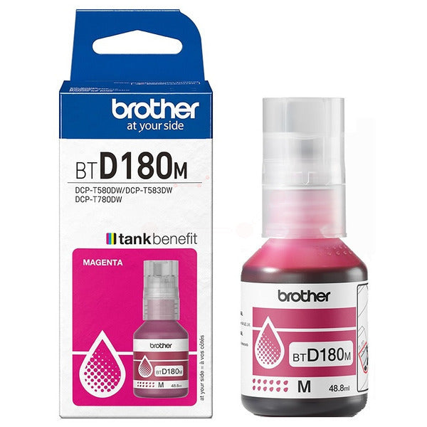 Original Brother BT-D180M Tintenflasche magenta, 5.000 Seiten, Inhalt 48,8 ml