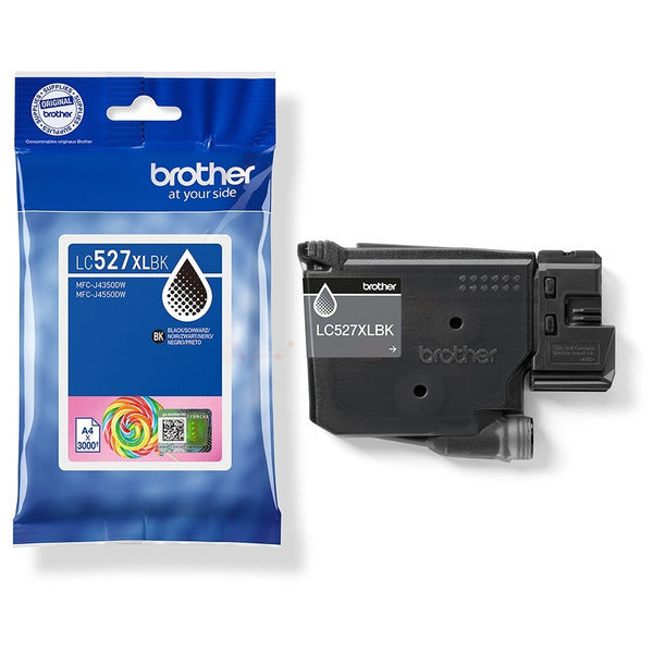 Original Brother LC-527XLBK Tintenpatrone schwarz High-Capacity, 3.500 Seiten