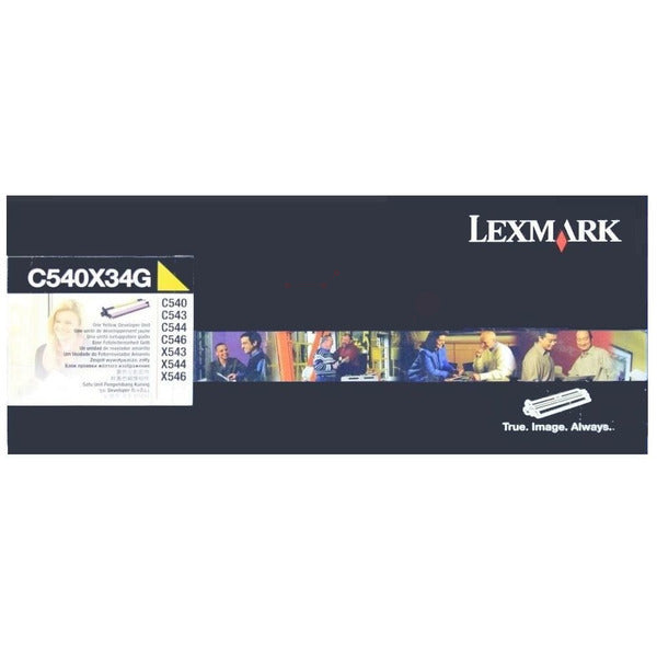 Original Lexmark C540X34G Entwicklereinheit gelb, 30.000 Seiten