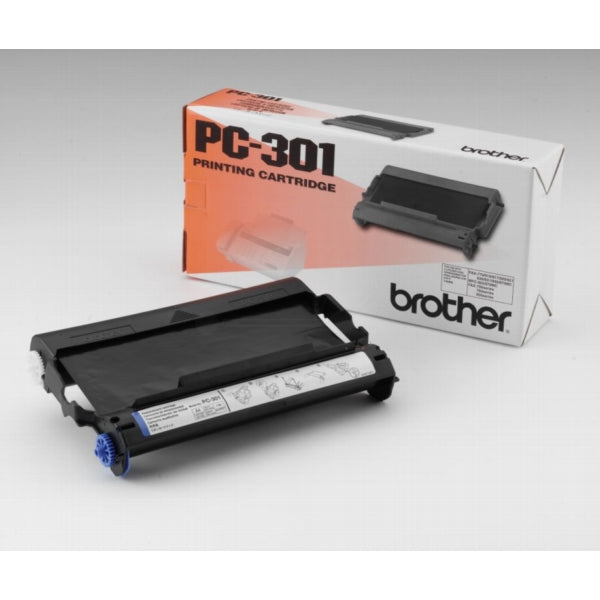 Original Brother PC-301 Thermo-Transfer-Rolle + Kassette, 235 Seiten, Inhalt VE=1