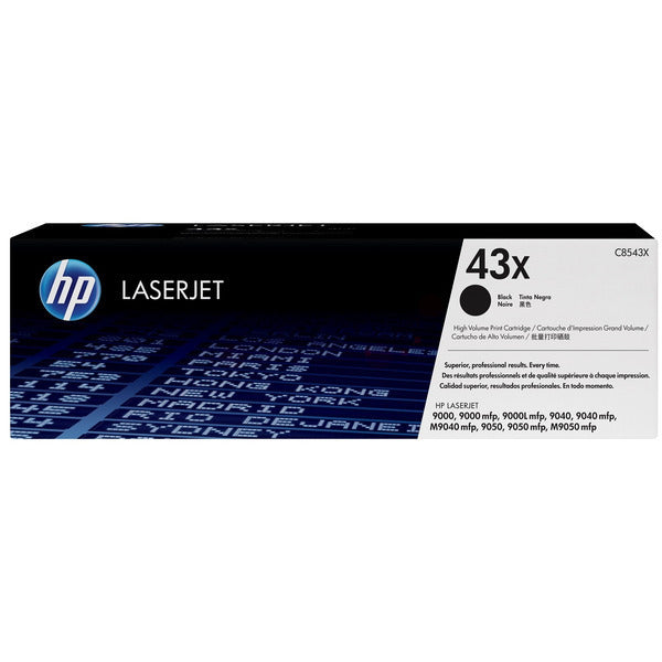 Original HP C8543X / 43X Tonerkartusche schwarz High-Capacity, 30.000 Seiten