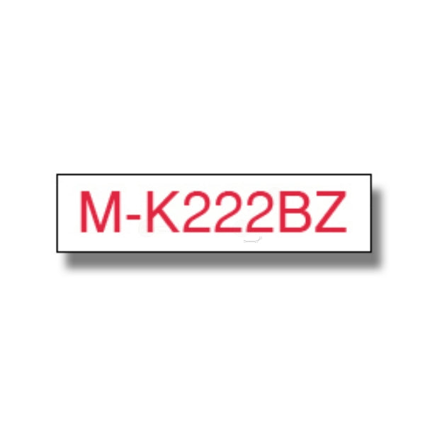 Original Brother MK-222BZ DirectLabel rot auf weiss 9mm x 8m
