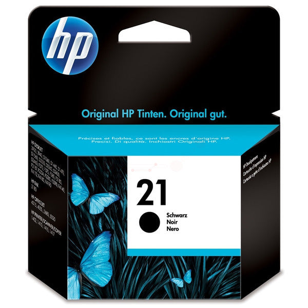 Original HP C9351AE / 21 Druckkopfpatrone schwarz, 190 Seiten, Inhalt 5 ml