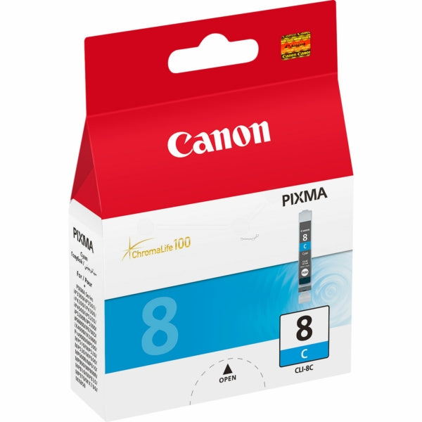 Original Canon 0621B001 / CLI-8 C Tintenpatrone cyan, 420 Seiten, Inhalt 13 ml