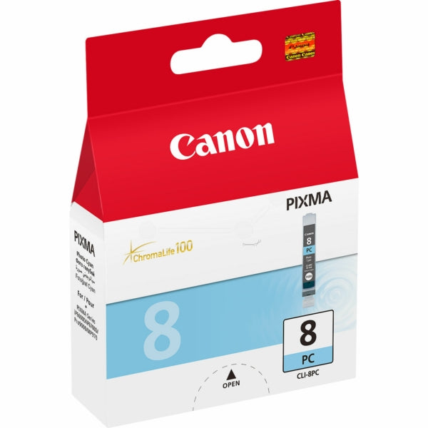 Original Canon 0624B001 / CLI-8 PC Tintenpatrone cyan hell, 5.715 Seiten, Inhalt 13 ml