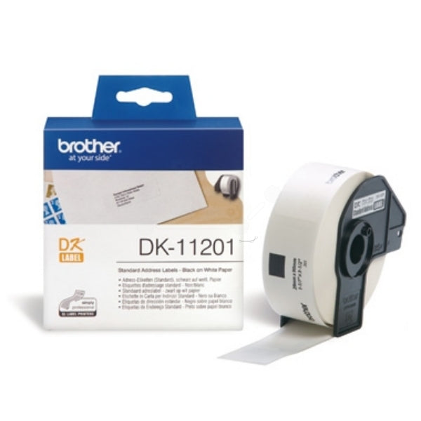 Original Brother DK-11201 DirectLabel Etiketten 29mm x 90mm, Inhalt 400