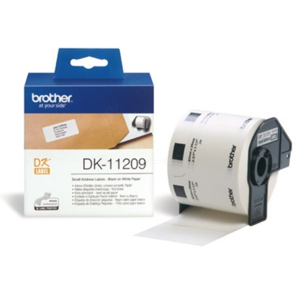 Original Brother DK-11209 DirectLabel Etiketten 29mm x 62mm, Inhalt 800