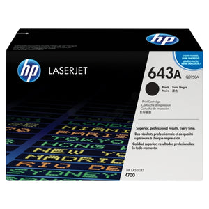 Original HP 643A / Q5950A Toner schwarz · 11.000 Seiten
