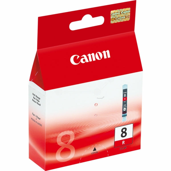 Original Canon 0626B001 / CLI-8 R Tintenpatrone rot, 5.790 Seiten, Inhalt 13 ml