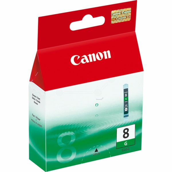 Original Canon 0627B001 / CLI-8 G Tintenpatrone grün, 5.845 Seiten, Inhalt 13 ml