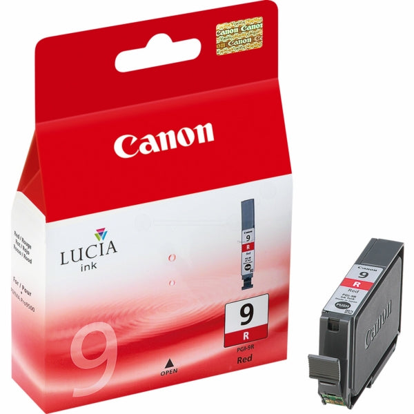 Original Canon 1040B001 / PGI-9 R Tintenpatrone rot, 1.600 Seiten, Inhalt 14 ml