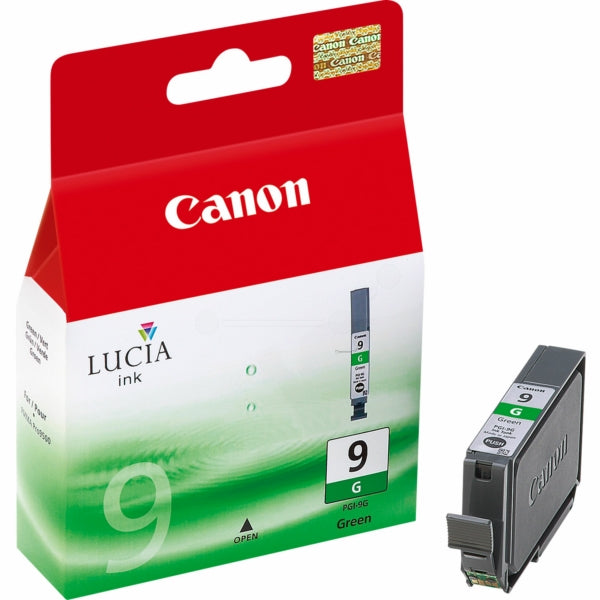 Original Canon 1041B001 / PGI-9 G Tintenpatrone grün, 1.600 Seiten, Inhalt 14 ml