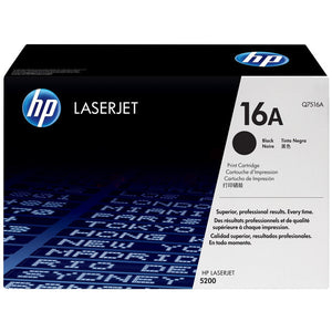 Original HP 16A / Q7516A Toner schwarz · 12.000 Seiten