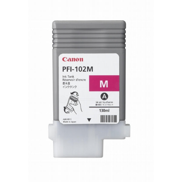 Original Canon 0897B001 / PFI-102 M Tintenpatrone magenta, Inhalt 130 ml