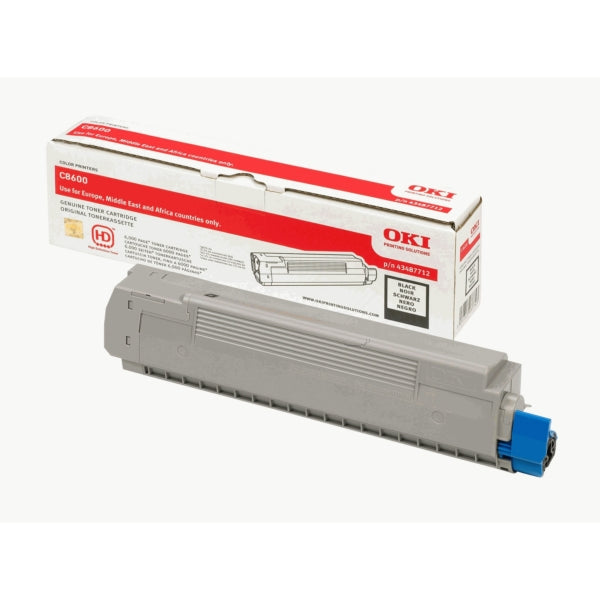 Original OKI 43487712 Toner schwarz, 6.000 Seiten