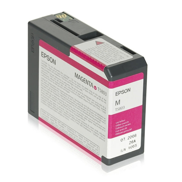 Original Epson C13T580300 / T5803 Tintenpatrone magenta, Inhalt 80 ml