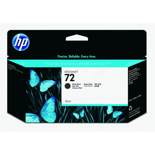Original HP C9403A / 72 Tintenpatrone schwarz matt, Inhalt 130 ml