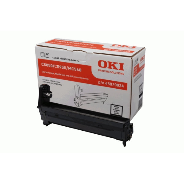 Original OKI 43870024 Drum Kit schwarz, 20.000 Seiten
