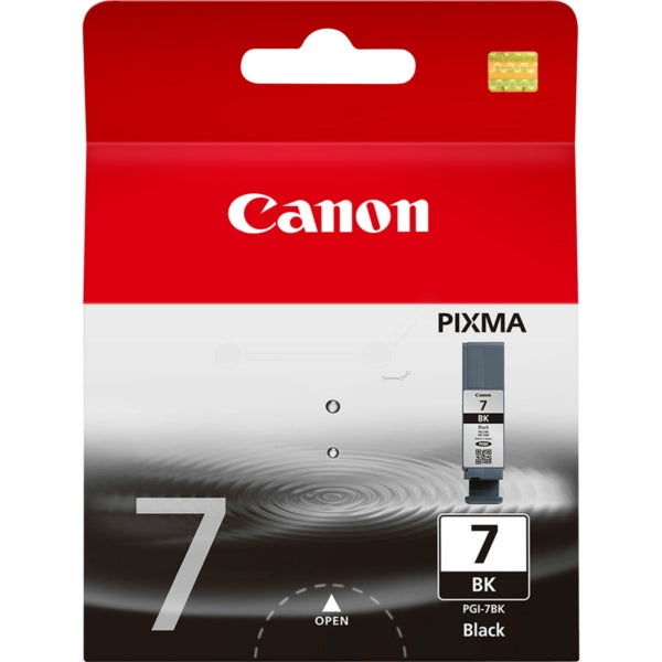 Original Canon 2444B001 / PGI-7 BK Tintenpatrone schwarz high intensity, 570 Seiten, Inhalt 25 ml