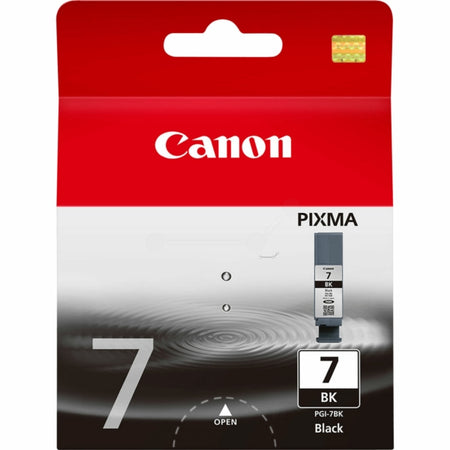 Original Canon 2444B001 / PGI-7 BK Tintenpatrone schwarz high intensity, 570 Seiten, Inhalt 25 ml