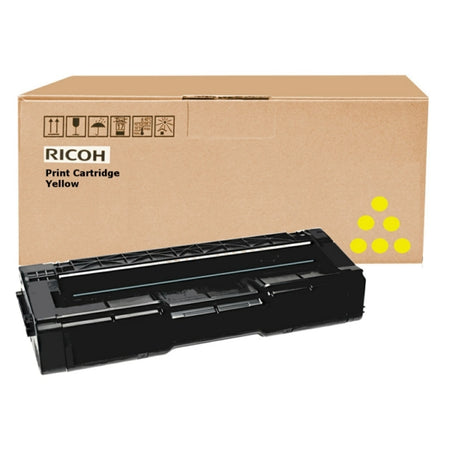 Original Ricoh 406482 / SPC 310 HE Toner gelb High-Capacity, 6.000 Seiten