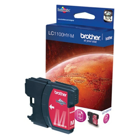 Original Brother LC-1100HYM Tintenpatrone magenta High-Capacity, 750 Seiten, Inhalt 10,1 ml
